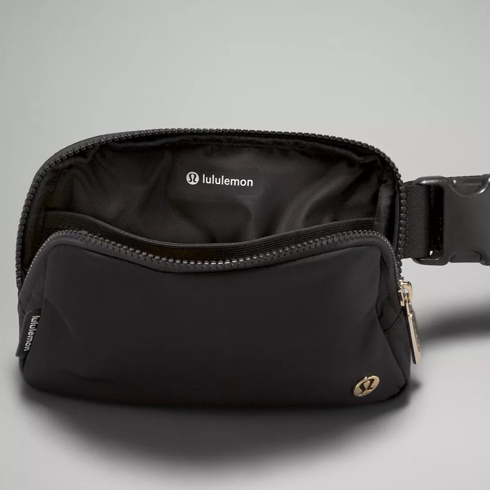 lululemon | black with gold | everywhere belt bag - Picture 2 of 5